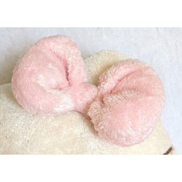 Ty Pluffies Hello Kitty Plush Pastel Sanrio Stuffed Animal Pink Overalls 2011 8" - Picture 5 of 12